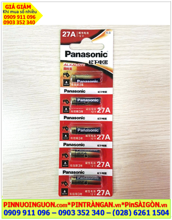 COMBO 1vỉ=5viên Pin Panasonic LRV27A/1B5C Nội địa Trung _Giá chỉ 79.000/ Vỉ 05viên